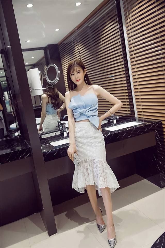 Đầm dự tiệc Croptop trẻ trung sành điệu  Xinh Đẹp Tự Nhiên