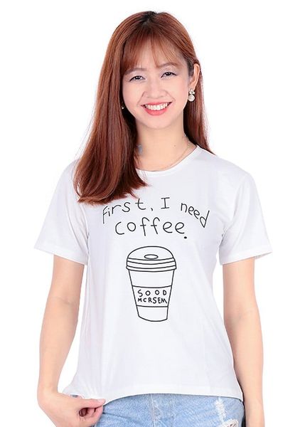 Áo Thun Nữ Coffee T&D D132 - Trắng (FreeSize)