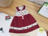  Đầm noel cổ bèo sát nách oli river T190 - ODZ124 