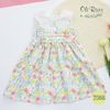 Thời trang trẻ em nữ, Đầm hoa 2 màu váy nhẹ nhàng oli river - T066-1