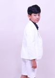  Áo vest bé trai cotton trắng kem - AVT012 