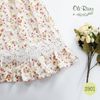 Đầm cho bé gái 9 tuổi, Đầm hoa ren oli river S901-2