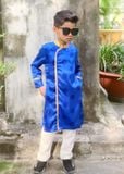 Áo dài bé trai đồng tiền xanh may mắn - TAD013 