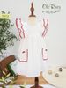 Đầm trắng bèo ren bé gái oli river T393-2