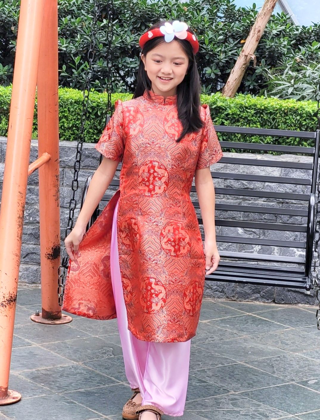  Quần phi màu hồng - GQD013 