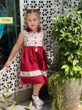  Đầm noel cổ bèo sát nách oli river T190 - ODZ124 