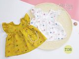  Đồ bộ bé gái baby doll vàng oli river T138-1 - ODB048 