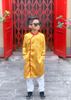  Áo dài bé trai đồng tiền vàng may mắn - TAD012 