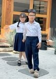  Quần dài học sinh kaki cao cấp lưng thun khóa kéo- TDP035 