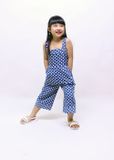  Jumpsuit denim bé gái chấm bi - LQG007 