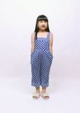  Jumpsuit denim bé gái chấm bi - LQG007 