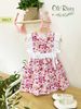 Váy đầm bé gái hoa hồng phối ren ngực oli river H017-6