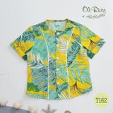  Áo sơ mi biển xanh  oli river T162 - OSM009 