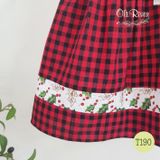  Đầm noel cổ bèo sát nách oli river T190 - ODZ124 