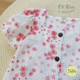  Đồ bộ bé gái hoa hồng oli river T464-1 - ODB079 