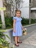 Đầm fiona dress xanh oli river T201-1 - bán áo đầm bé gái