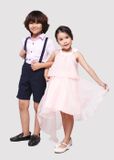  Set mullet voan hồng bé gái - DTG026 