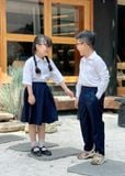  Quần dài học sinh kaki cao cấp lưng thun khóa kéo- TDP035 