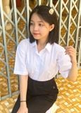  Áo sơ mi đồng phục học sinh nữ tay xuông - GDP055 