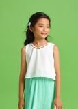  Áo croptop dây viền trắng bé gái - AG025 