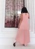 Đầm maxi mullet hồng nữ
