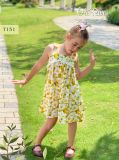  Đầm cúc vàng  bé gái oli river T151 - ODZ089 