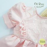  Đầm công chúa màu hồng oli river T028 - ODZ048 