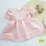  Đầm công chúa màu hồng oli river T028 - ODZ048 