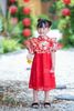  Váy đầm bé gái J6888 hoa đỏ may mắn - GDZ025 
