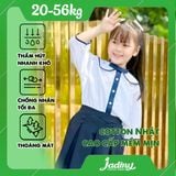  Áo sơ mi đồng phục học sinh nữ tay nơ - DPG001 