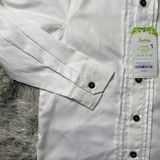  Áo sơ mi tay dài trắng xếp ly cao cấp - TAS038 