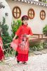  Áo dài bé gái J9333-55 cô gái khăn đỏ - GAD033 