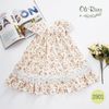 Đầm cho bé gái 9 tuổi, Đầm hoa ren oli river S901-2