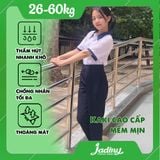  Quần tây học sinh nữ cao cấp kaki xanh đen mềm mịn, thoáng mát, bền và ít nhăn - GDP036 