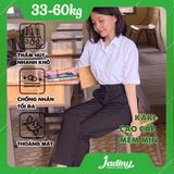  Quần tây nữ học sinh cao cấp màu đen Kaki cao cấp, có độ co giãn nhẹ, mềm mịn, thoáng mát - GDP049 