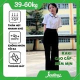  Quần tây học sinh nữ form xuông cao cấp, mềm mịn, thoáng mát màu đen GDP052 