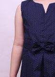  Đầm bé gái cổ chữ V chấm bi - GDZ004 
