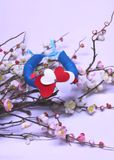  Mấn đính hoa 3D màu xanh lý - GPK028 