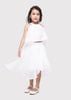 Set mullet voan trắng bé gái, đầm váy bé gái