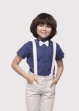  Nơ trắng bé trai - PK001 