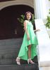 Đầm maxi mullet xanh nữ