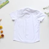 Áo sơ mi tay ngắn bé trai cotton màu trắng - TAS030 