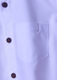  Áo sơmi tay dài bé trai cotton màu trắng - TAS031 