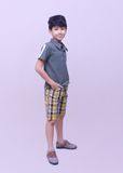  Bộ quần áo bé trai Jadiny áo xanh rêu quần caro vàng - TBZ017 