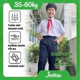  Quần tây học sinh nam xanh đen đi học quai rẽ - TDP011 