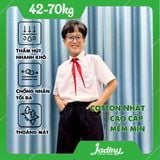  Áo sơ mi học sinh nam cấp 2, cấp 3 chất liệu cotton Nhật mềm mại, thoáng mát , ít nhăn - TDP014 