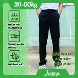  Quần tây học sinh nam cấp 2, 3 màu đen quai rẽ - TDP026 