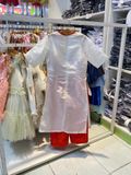  Bộ áo dài tết bé gái kèm mấn - GAD035 