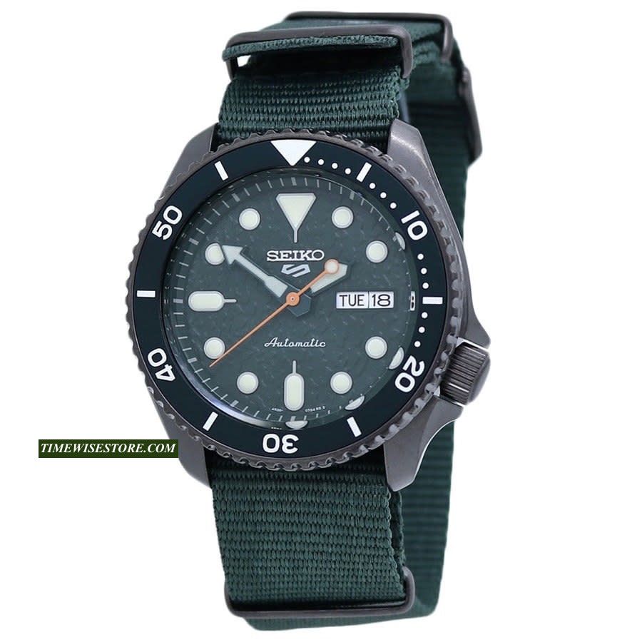 Seiko 5 Sport Automatic Green SRPD77K1 SRPD77 42mm | TIMEWISE