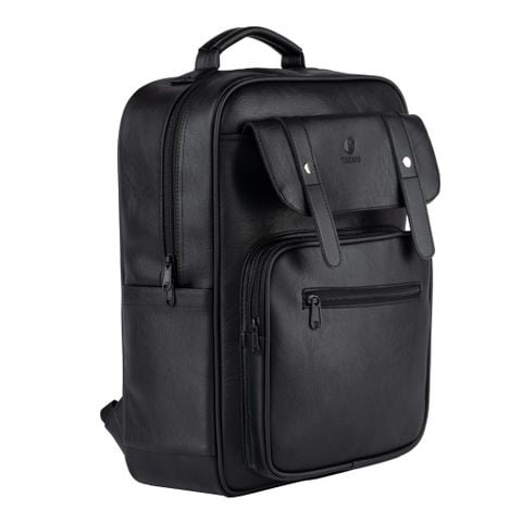 Balo Da thời trang Nam Nữ có ngăn đựng lapotop 15.6inch SIÊU chắc chắn KAKAPO BLD007